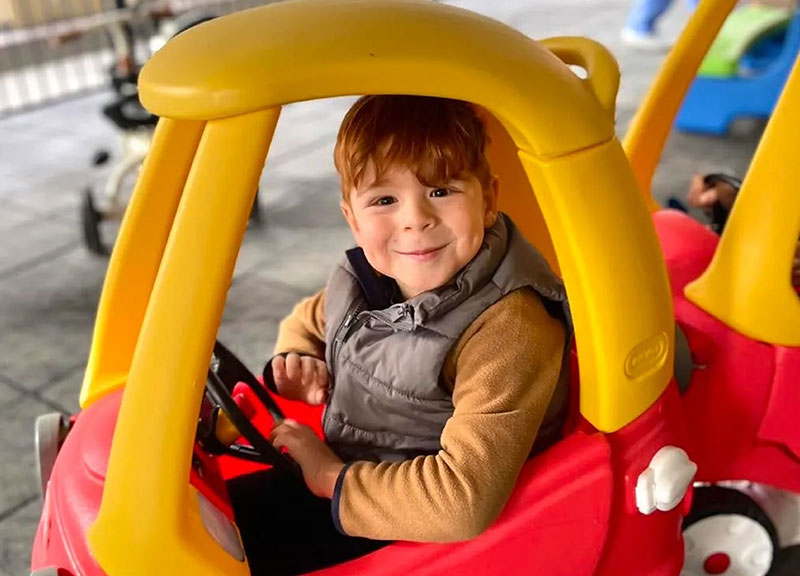 Toddlers learning through guided play in a classroom